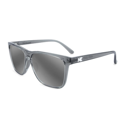 Clear Grey Fast Lanes Sport Prescription Sunglasses with Silver Lens, Flyover 