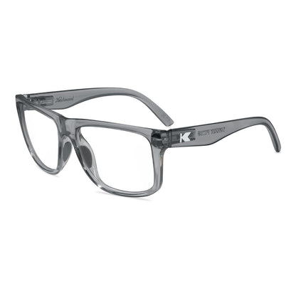 Clear Grey Torrey Pines Sport Prescription Sunglasses with Clear Lens, Flyover