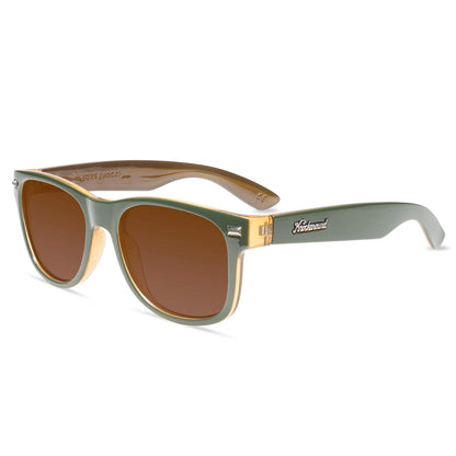 Coyote Calls Fort Knocks Prescription Sunglasses with Brown Lens, Flyover 