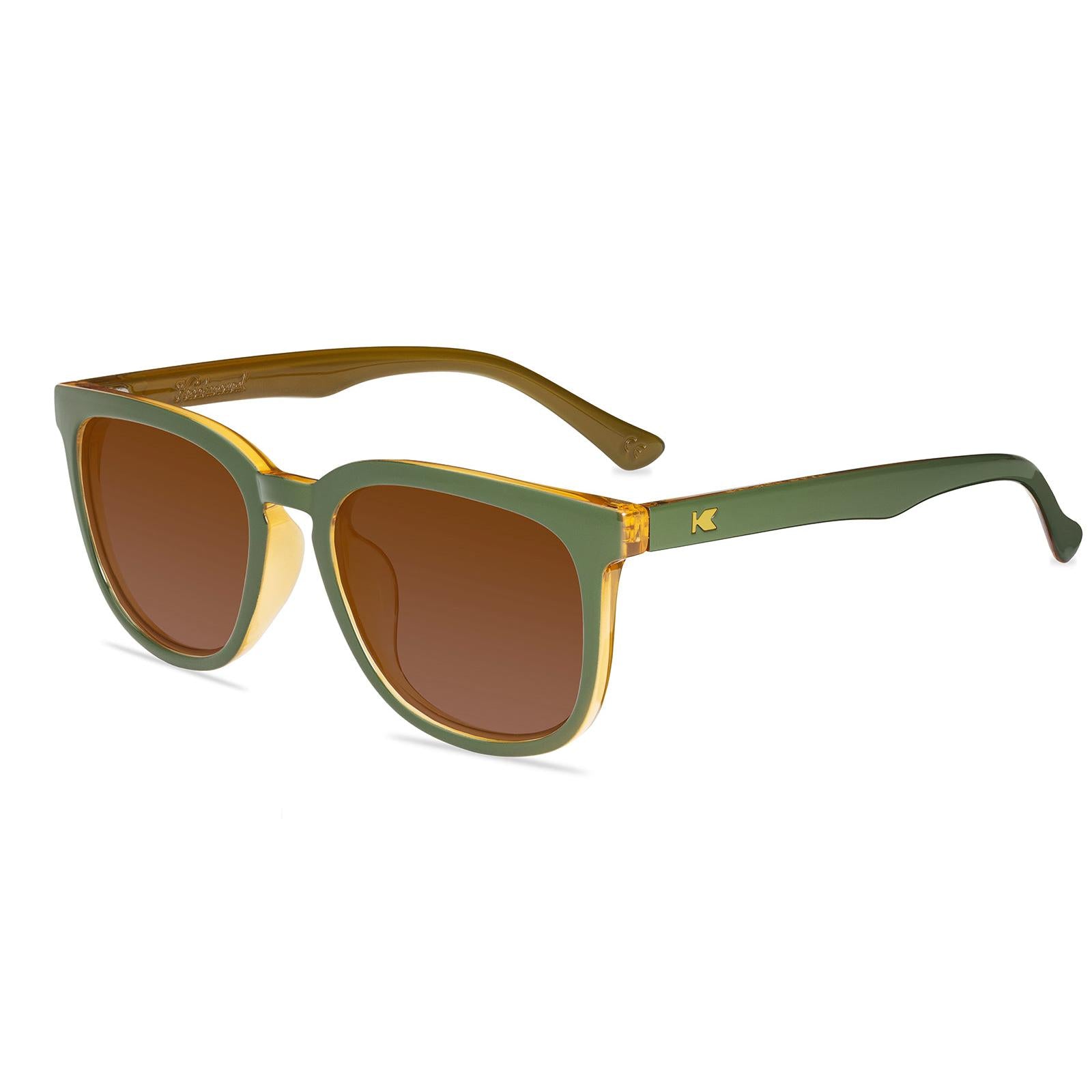 Coyote Calls Paso Robles Prescription Sunglasses with Brown Lens, Flyover 