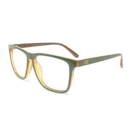 Coyote Calls Fast Lanes Prescription Sunglasses with Clear Lens, Flyover 