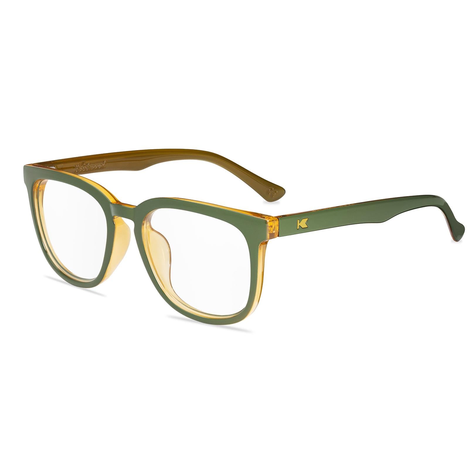 Coyote Calls Paso Robles Prescription Sunglasses with Clear Lens, Flyover 