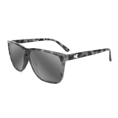 Granite Tortoise Shell Fast Lanes Prescription Sunglasses with Silver Lens, Flyover 
