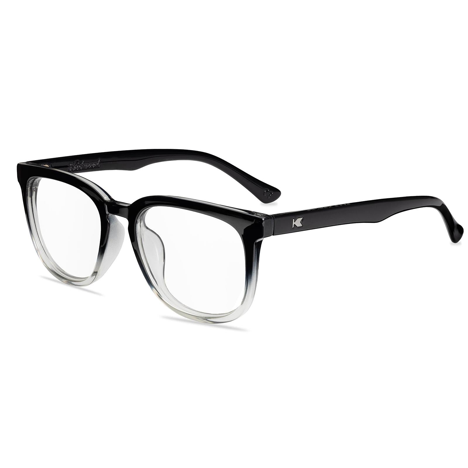 Obsidian Paso Robles Prescription Sunglasses with Clear Lens, Flyover 