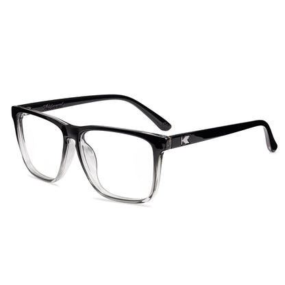 Obsidian Fast Lanes Prescription Sunglasses with Clear Lens, Flyover