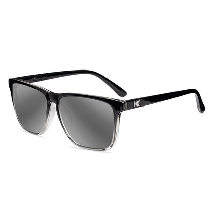Obsidian Fast Lanes Prescription Sunglasses with Silver Lens, Flyover