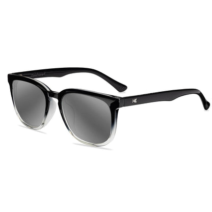 Obsidian Paso Robles Prescription Sunglasses with Silver Lens, Flyover 