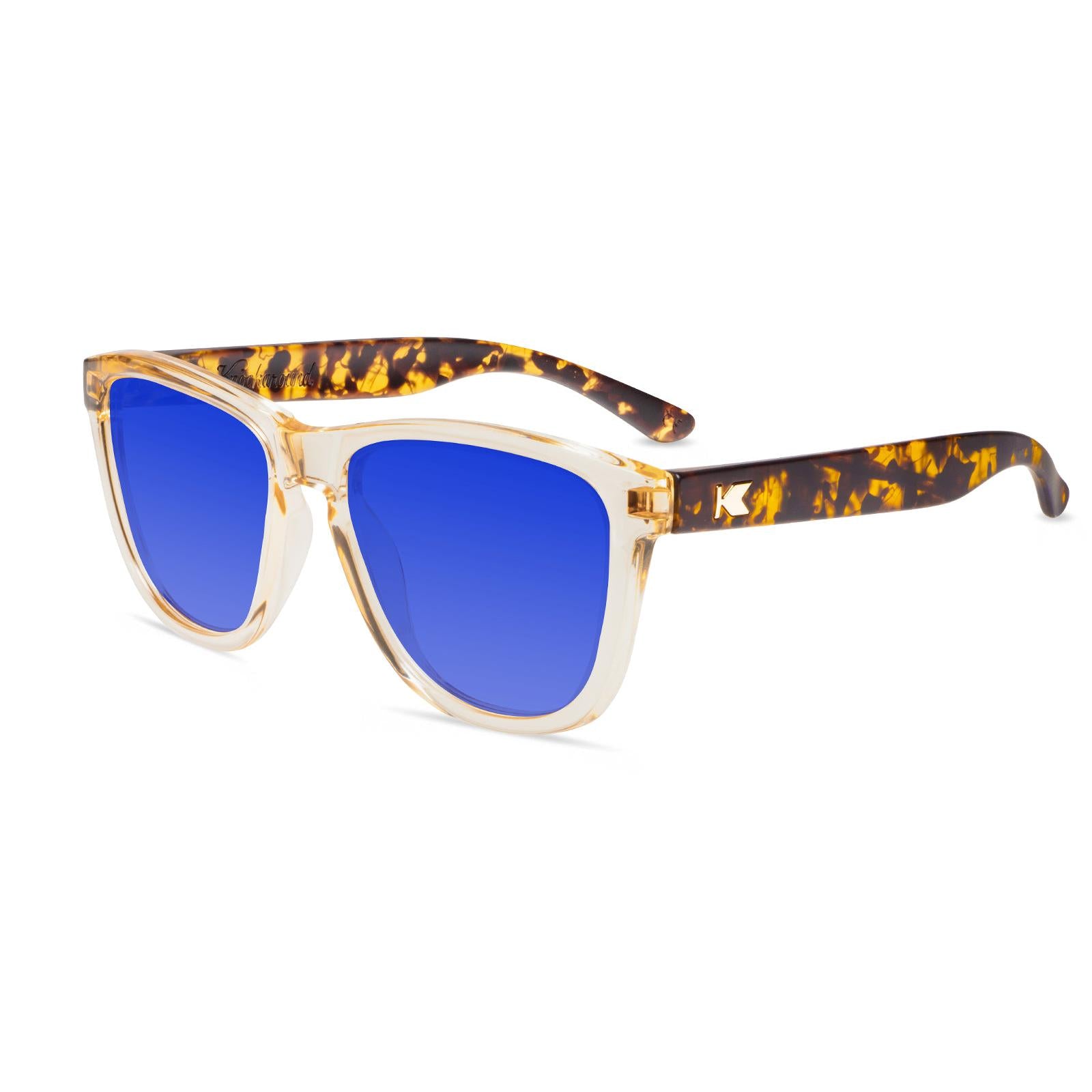 On The Rocks Premiums Prescription Sunglasses with Blue Lens, Flyover 