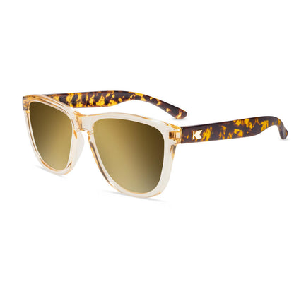 On The Rocks Premiums Prescription Sunglasses with Gold Lens, Flyover 