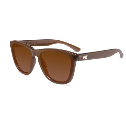 Riverbed Premiums Prescription Sunglasses with Brown Lens, Flyover 