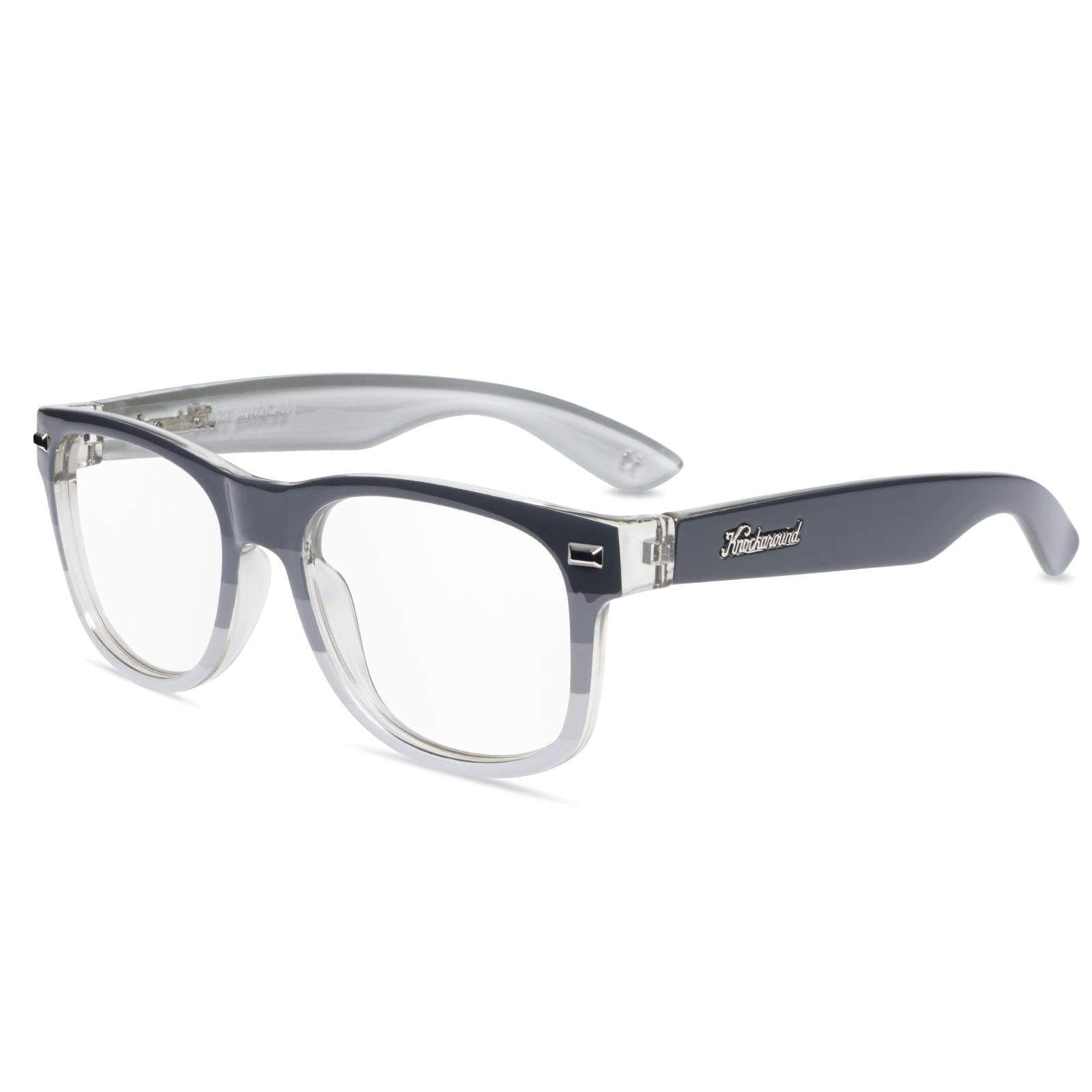 Smokeset Horizon Fort Knocks Prescription Sunglasses with Clear Lens, Flyover 