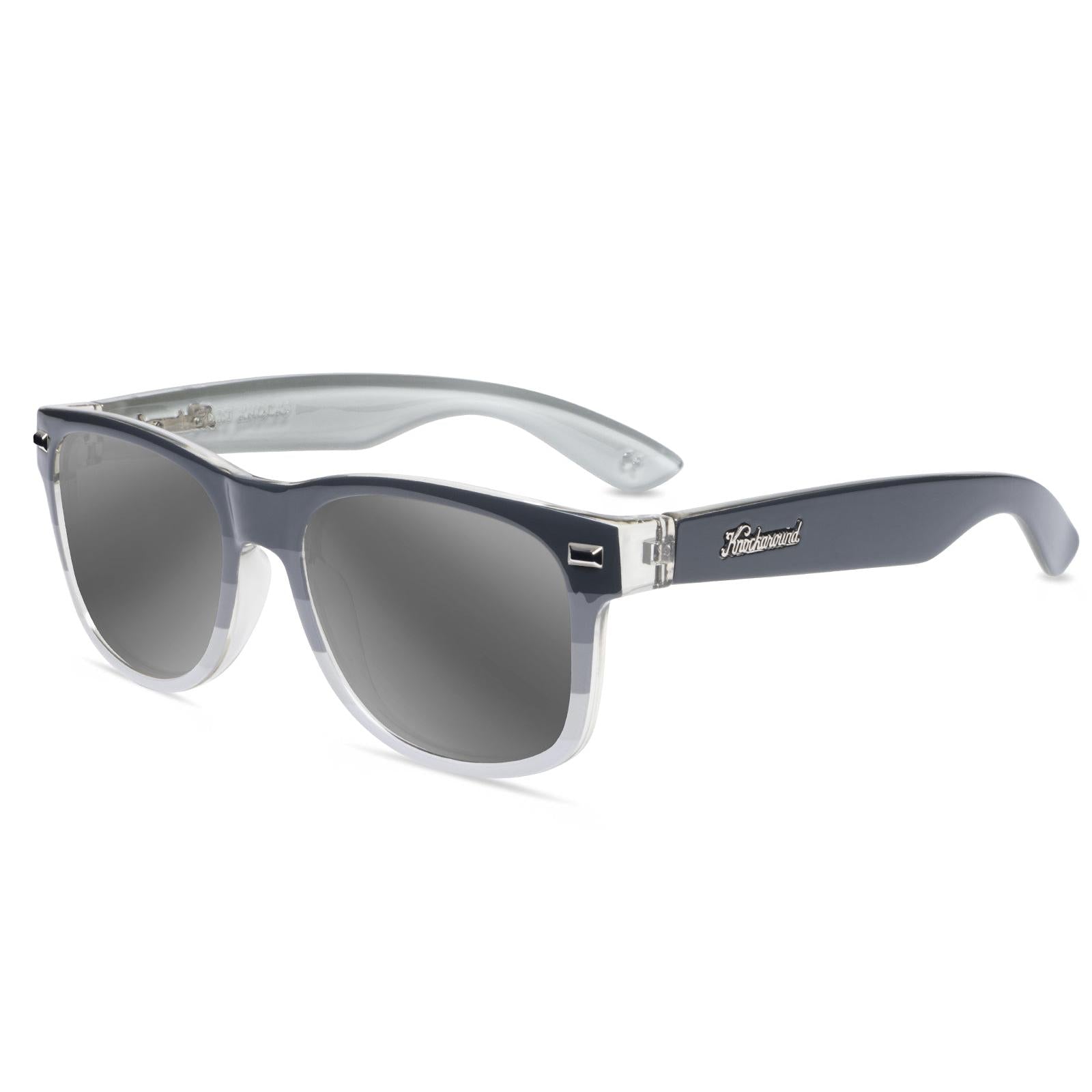Smokeset Horizon Fort Knocks Prescription Sunglasses with Silver Lens, Flyover 