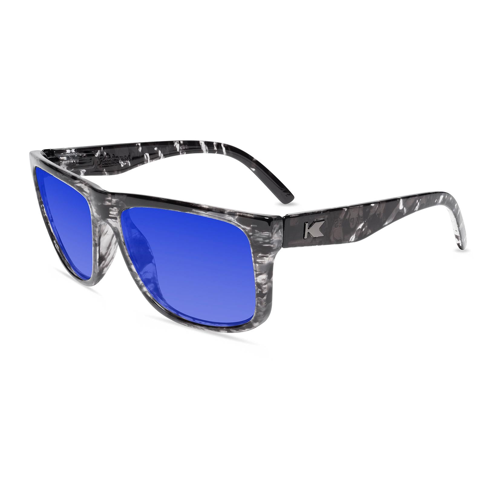 Smoke Signal Torrey Pines Prescription Sunglasses with Blue  Lens, Flyover 