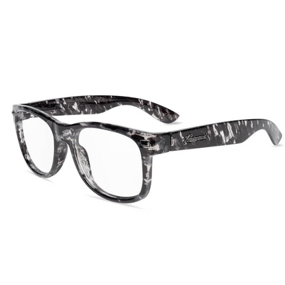 Smoke Signal Fort Knocks Prescription Sunglasses with Clear Lens, Flyover 