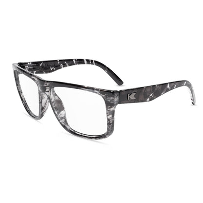 Smoke Signal Torrey Pines Prescription Sunglasses with Clear Lens, Flyover 