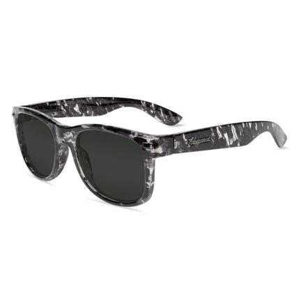 Smoke Signal Fort Knocks Prescription Sunglasses with Grey Lens, Flyover 