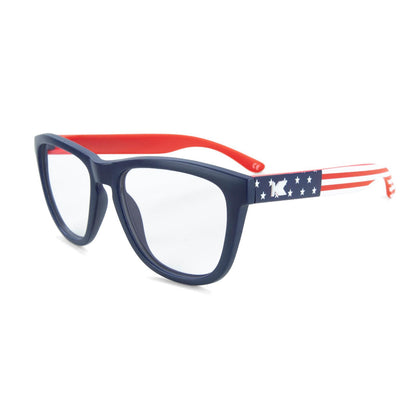 Star Spangled Premiums Prescription Sunglasses with Clear Lens, Flyover