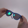 Lifestyle video of Rubberized Navy / Mint Premiums Sport Sunglasses